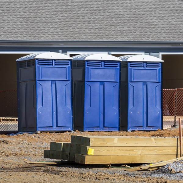 what is the maximum capacity for a single porta potty in Eagan